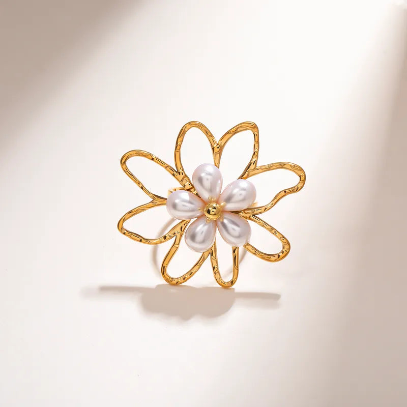 Pearl Flower Ring