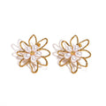 Pearl Flower Earrings
