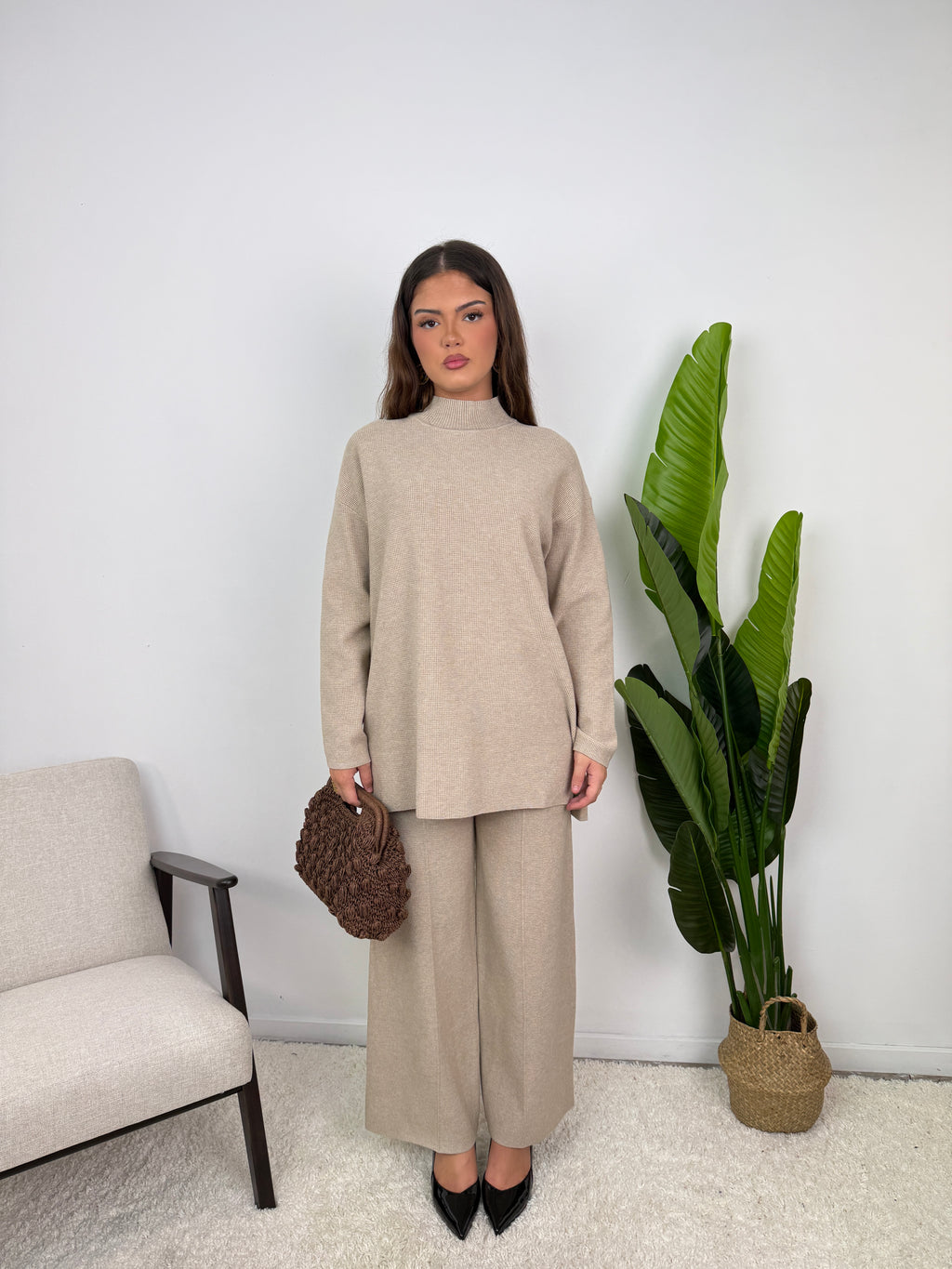 Knitted 2 piece set