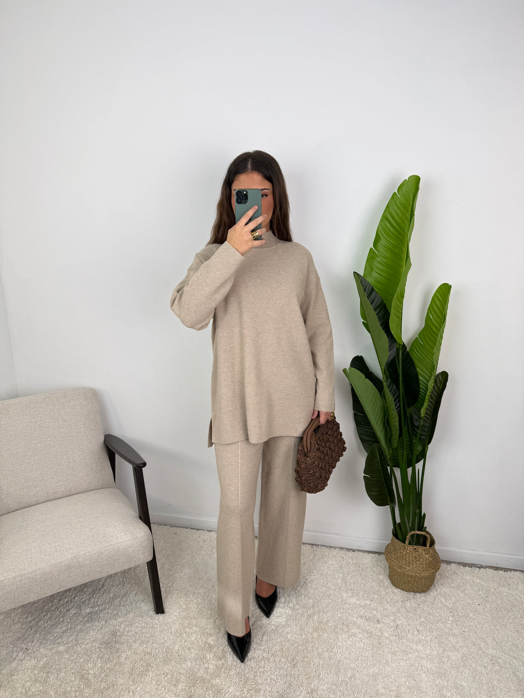 Knitted 2 piece set