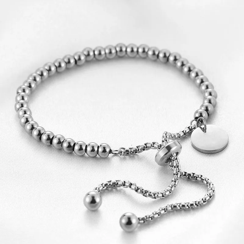 Kralenarmband met Bedeltje & Trekkoordsluiting