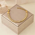 Crystal link bracelet